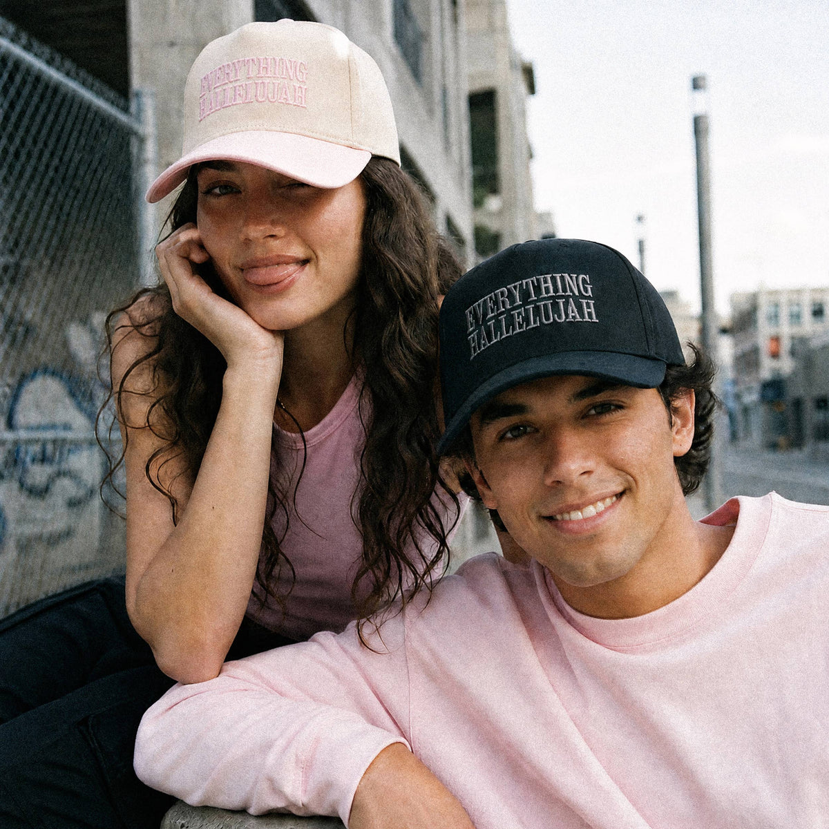Everything Hallelujah Two Tone Trucker Hat